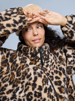 Four Seasons Fluffy Jacket AOP Women |^Poederbaas