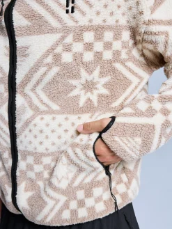 Four Seasons Sherpa Jacket AOP Men |^Poederbaas Online