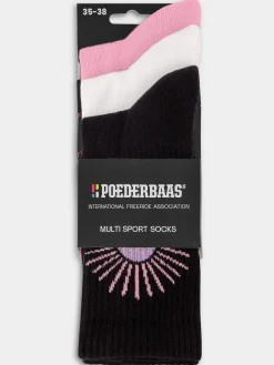 Multi Sport Socks 3-pack |^Poederbaas Hot
