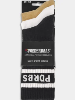 Multi Sport Socks 3-pack |^Poederbaas