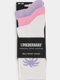 Multi Sport Socks 3-pack |^Poederbaas Outlet
